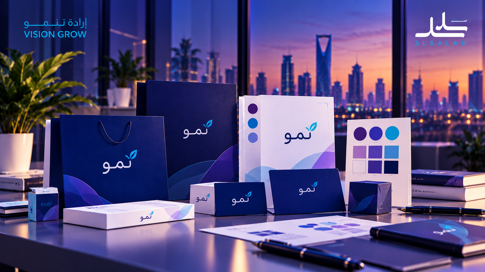 تصميم العلامة التجارية وتسجيلها في السعودية